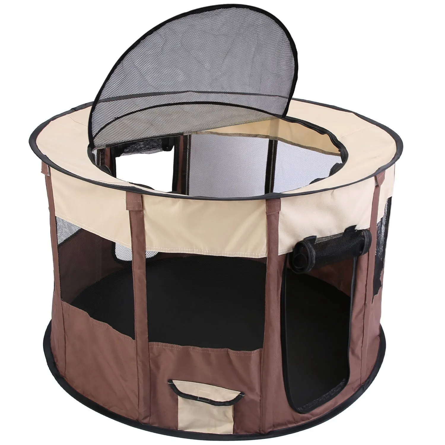 Foldable Dog Playpen with Carry Bag – Portable & Waterproof