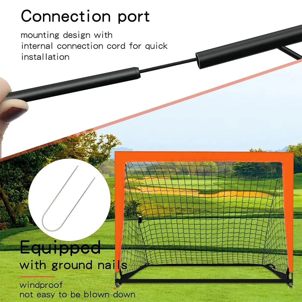 Foldable football net