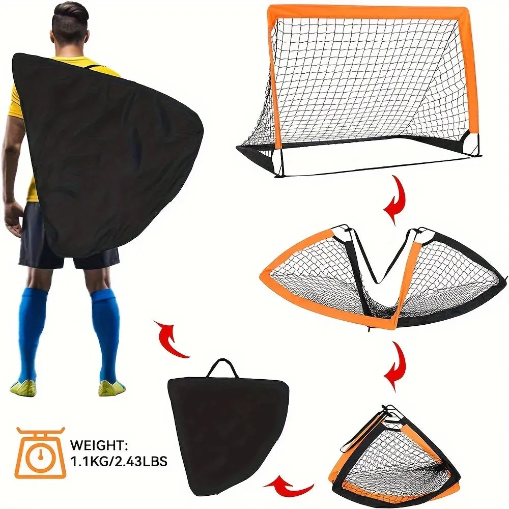 Foldable football net