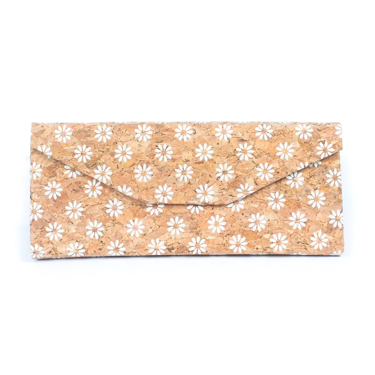 Foldable Glasses Case - Patterned Cork