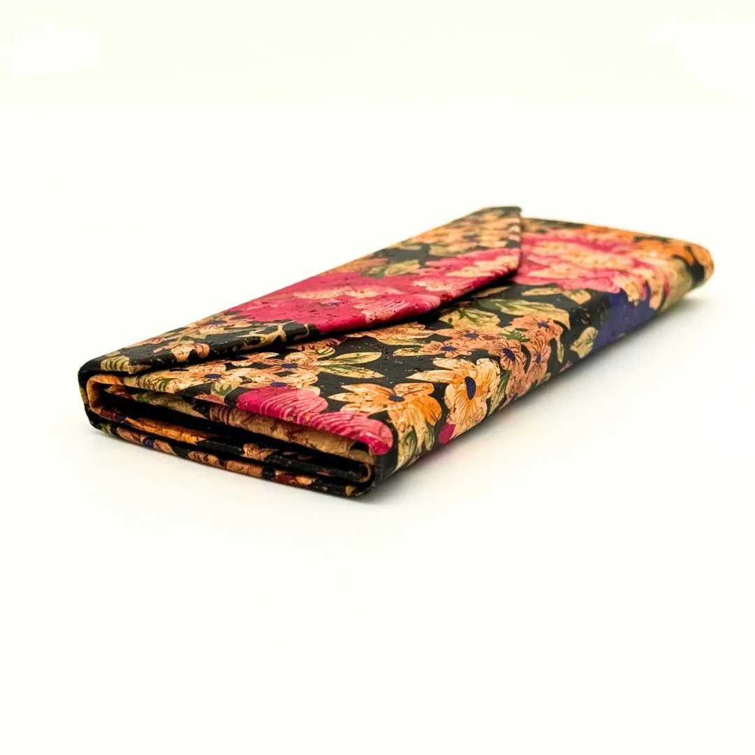 Foldable Glasses Case - Patterned Cork
