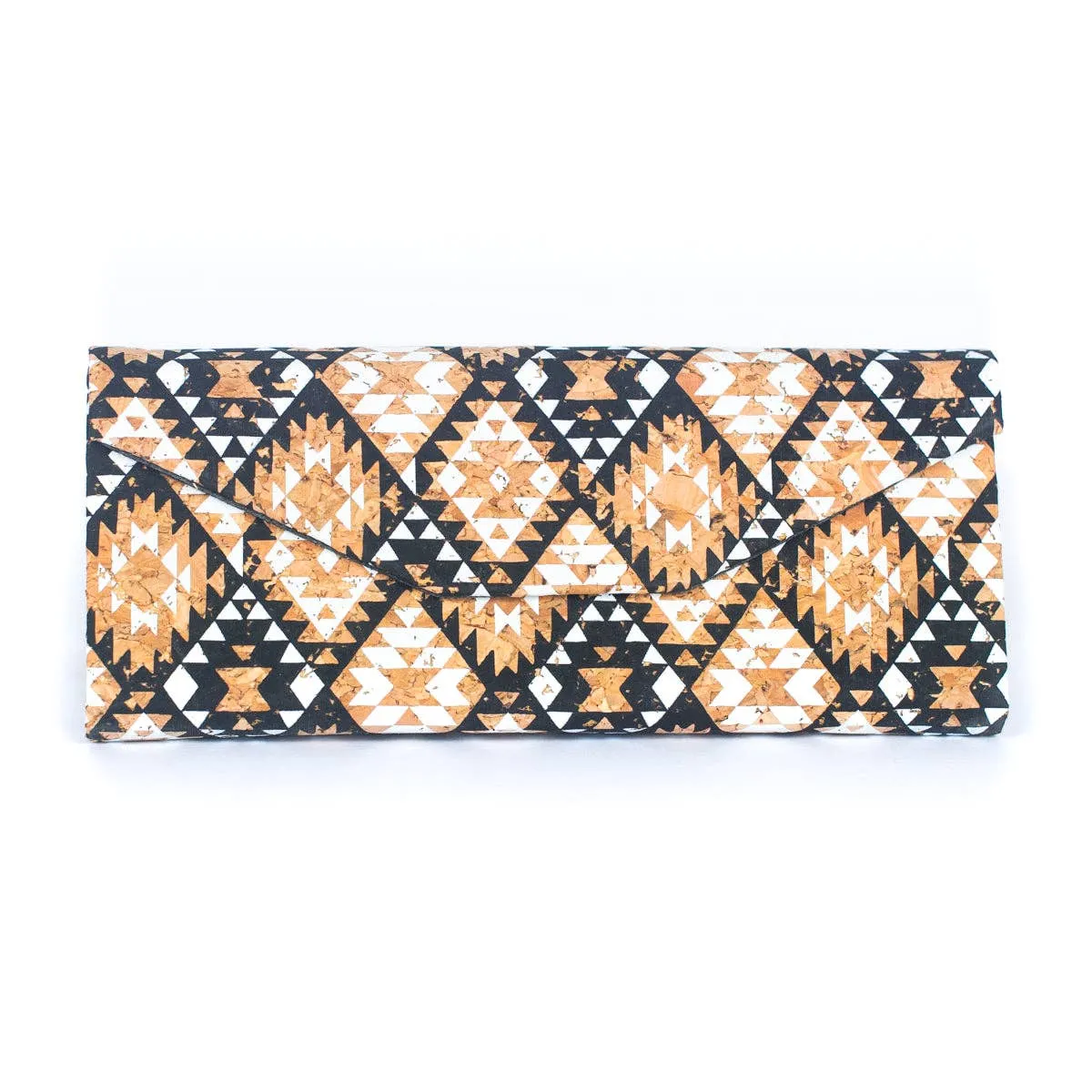 Foldable Glasses Case - Patterned Cork