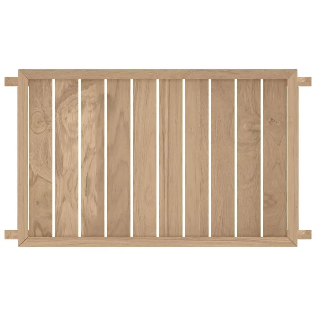 Folding Tray 21.7"x13.8"x9.8" Solid Wood Teak