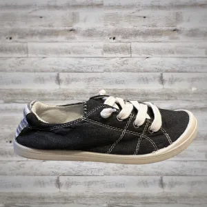 Forever Denim Canvas Slip On Sneakers
