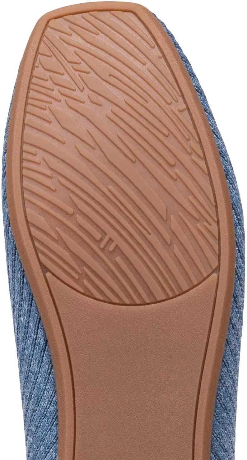Frank Mully Women's Flats Square Toe Flats Comfortable Slip on Washable Ballet Flats Shoes for Women Dressy Work