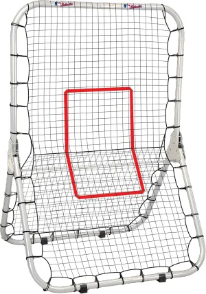 Franklin Sports MLB Pro Baseball Rebounder Net - Baseball   Softball Pitchback   Fielding Trainer - Bounce Back Net for Fielding   Throwing Practice