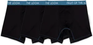 Fruit of the Loom Men's Getaway Boxer Briefs, Lightweight Breathable Fabric, Quick Dry & Odor Control
