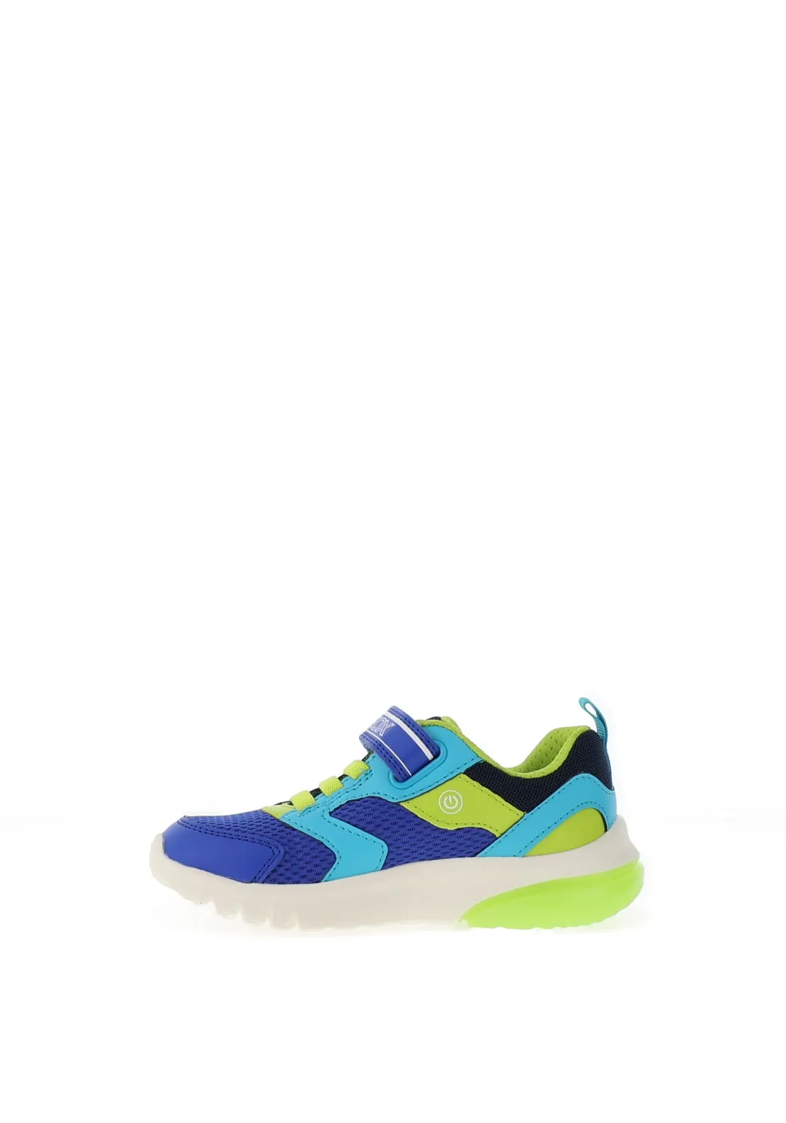Geox Boy Ciberdron Light Up Trainer, Blue