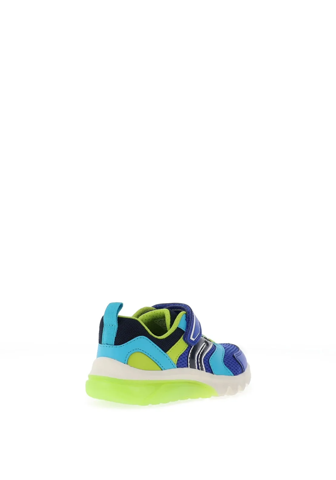 Geox Boy Ciberdron Light Up Trainer, Blue