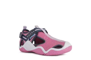 Geox Kids Sandals | Wader Waterproof | Navy & Pink