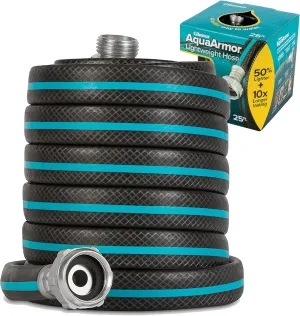 Gilmour AquaArmor Garden Hose, Lightweight, Kink Free, Drinking Water Safe, 1/2" x 25'