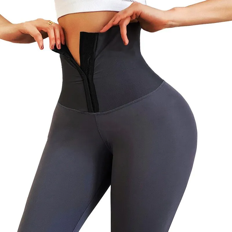 Girdles Slimming Tummy Trimmer High Waist Trainer Sports Leggings T