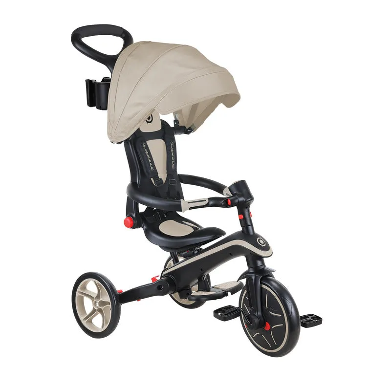 Globber EXPLORER Trike 4in1 FOLDABLE - Taupe V572-732-466-2-AUS