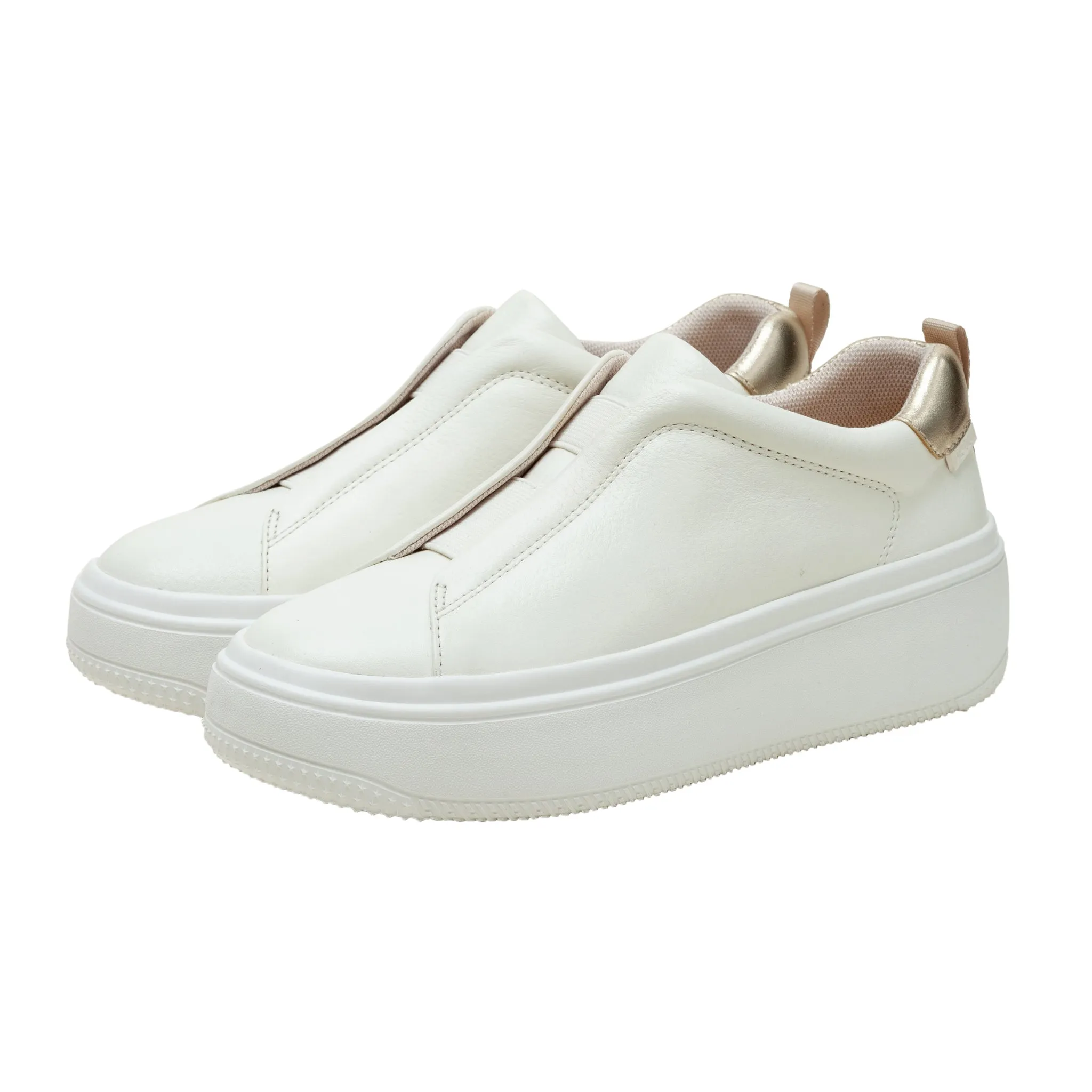 GOLDE | Slip-On Leather Platform Sneaker