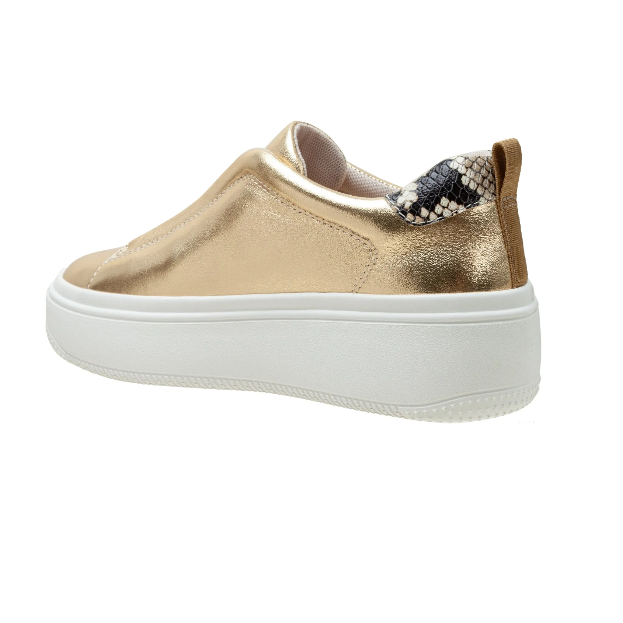 GOLDE | Slip-On Leather Platform Sneaker
