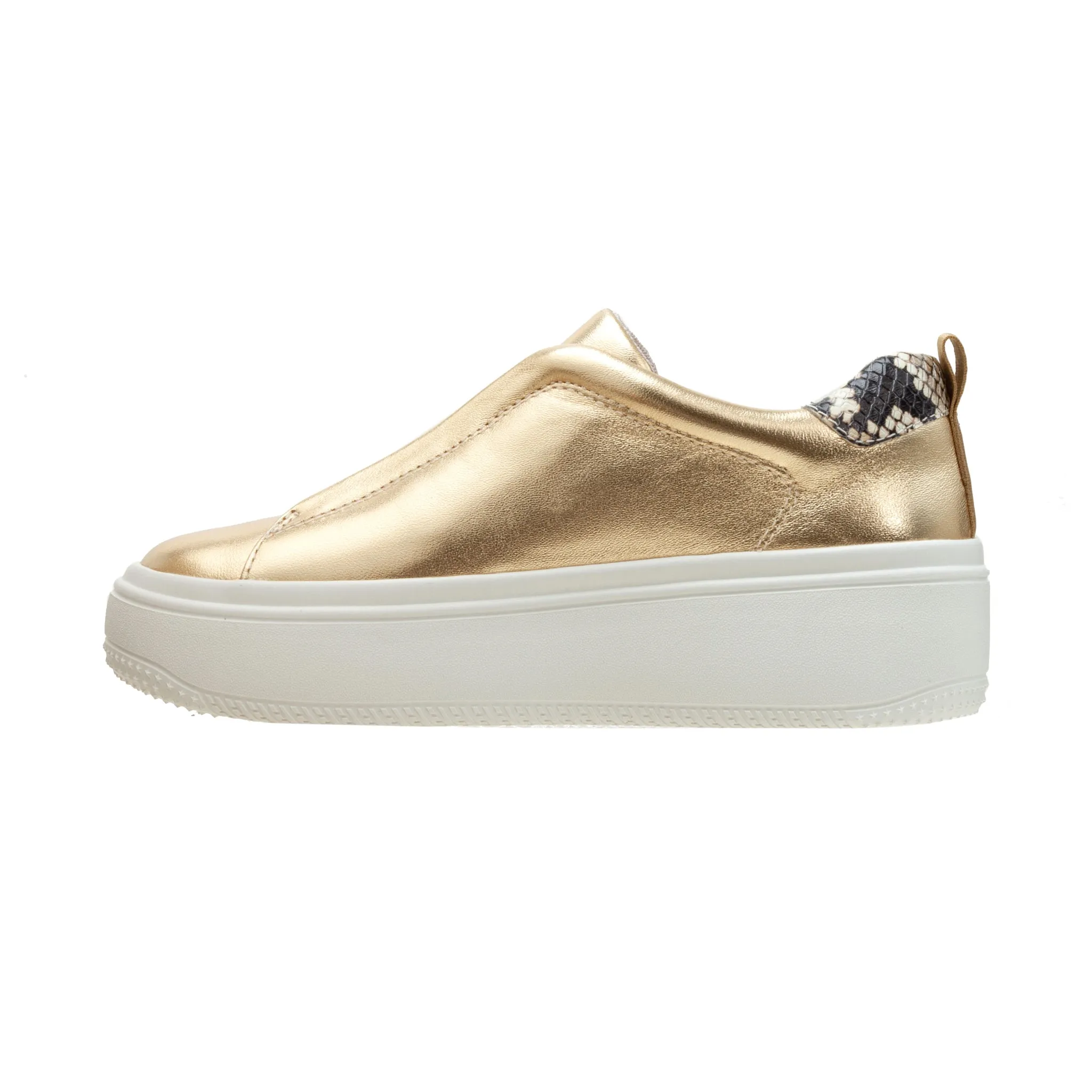 GOLDE | Slip-On Leather Platform Sneaker