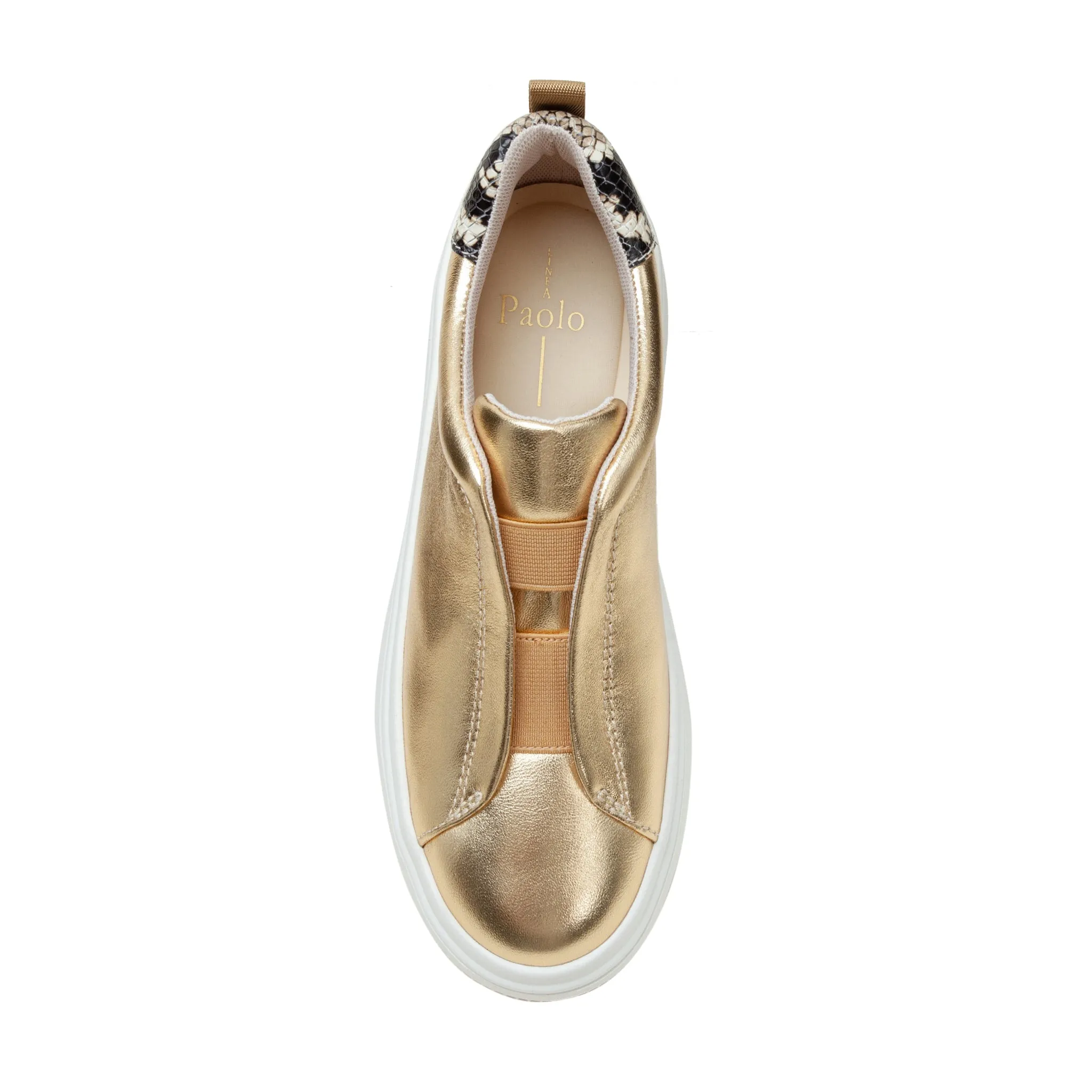 GOLDE | Slip-On Leather Platform Sneaker
