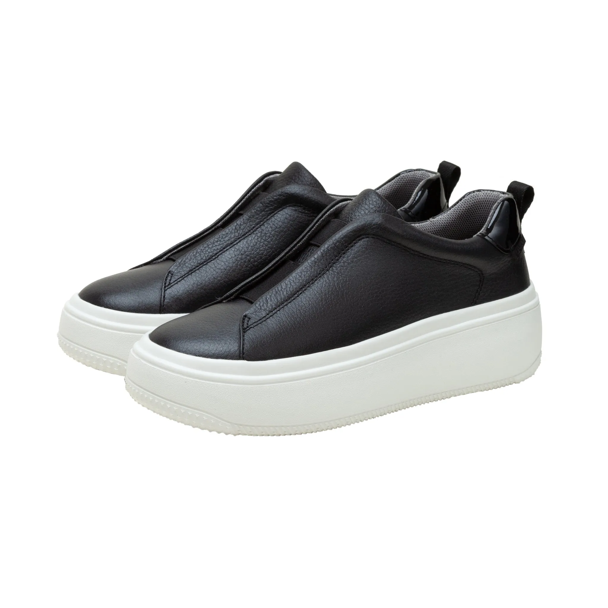 GOLDE | Slip-On Leather Platform Sneaker