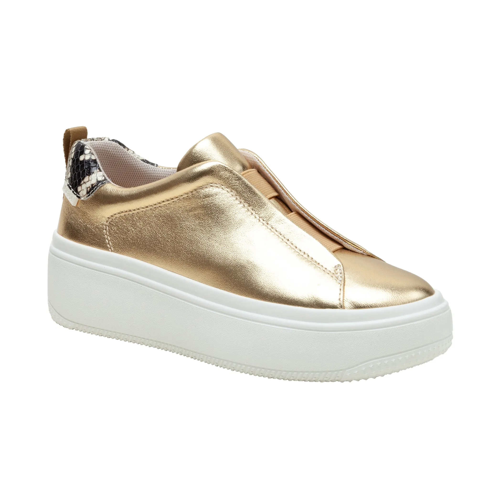 GOLDE | Slip-On Leather Platform Sneaker