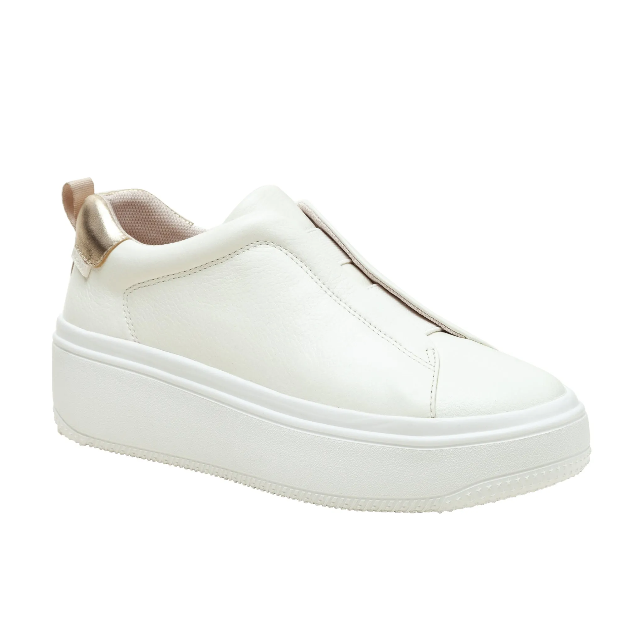 GOLDE | Slip-On Leather Platform Sneaker