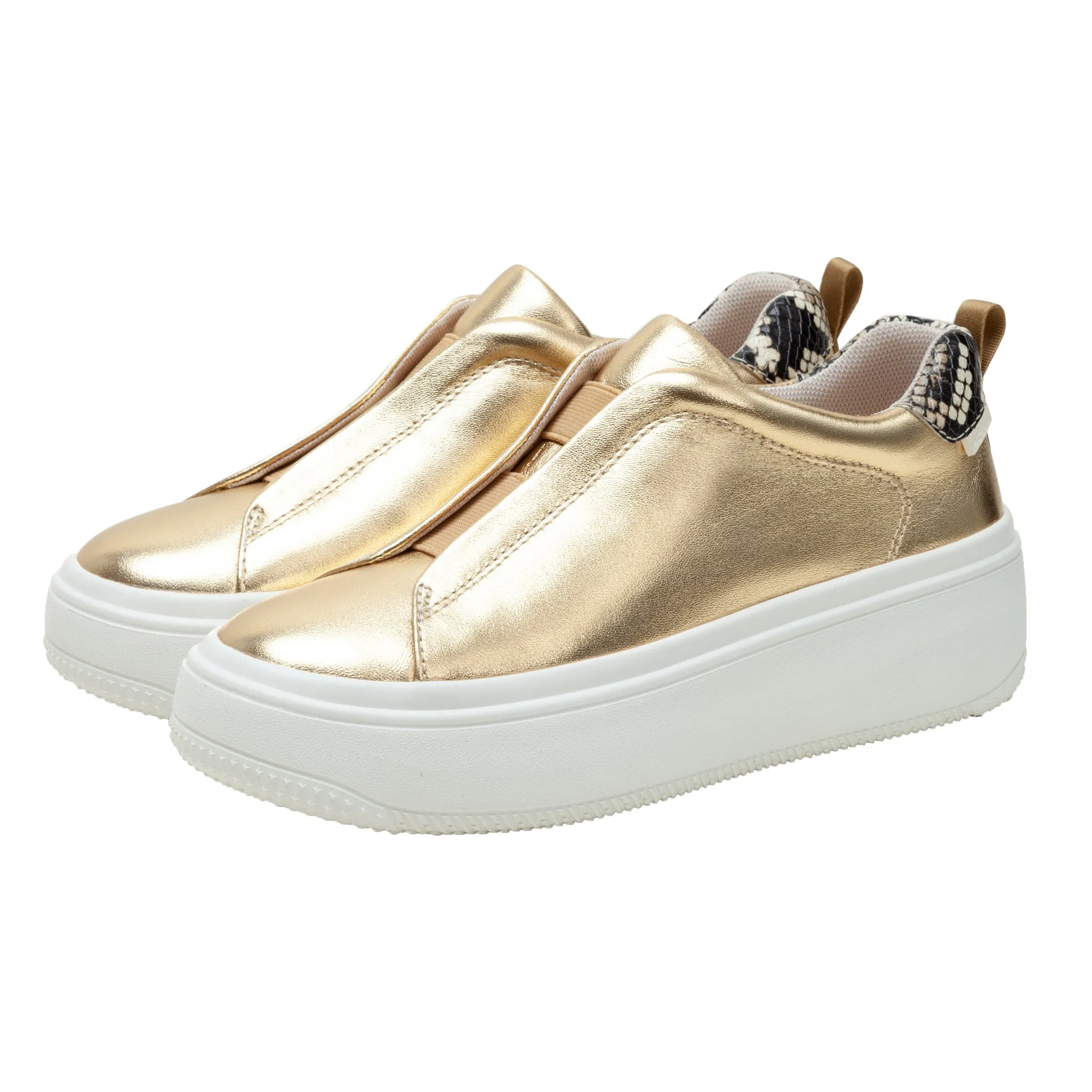 GOLDE | Slip-On Leather Platform Sneaker