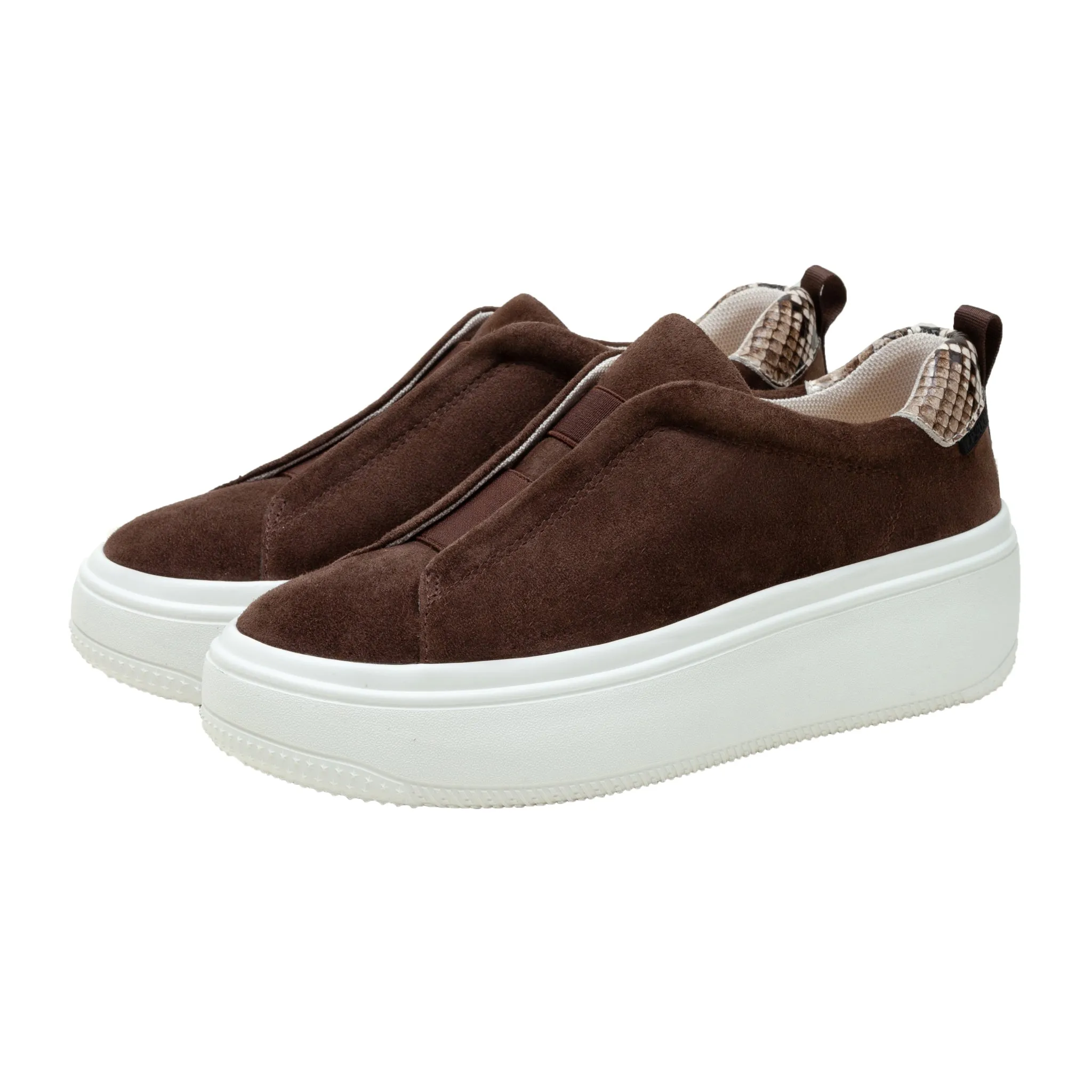 GOLDE | Slip-On Leather Platform Sneaker