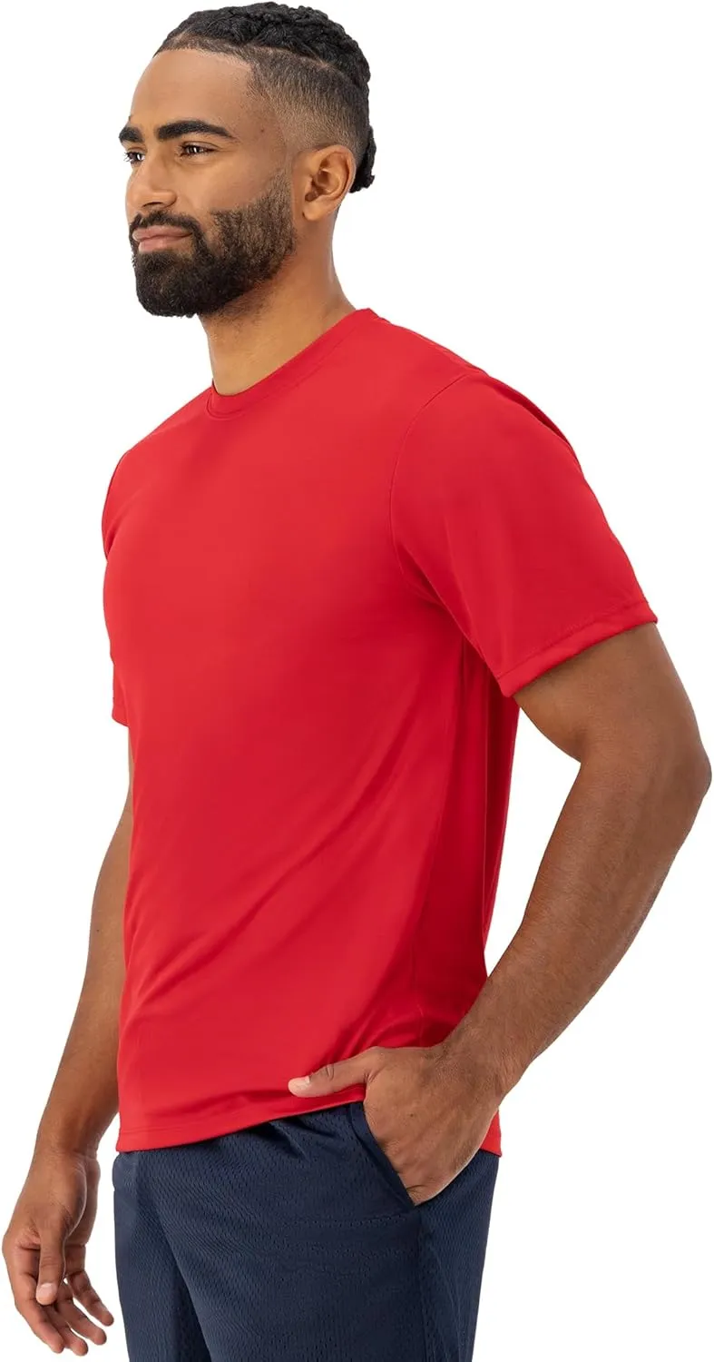 Hanes Men's Cool Dri Performance T-Shirt, Moisture-Wicking Short Sleeve Tee, 40  UPF Protection, 2 Or 5 Pack