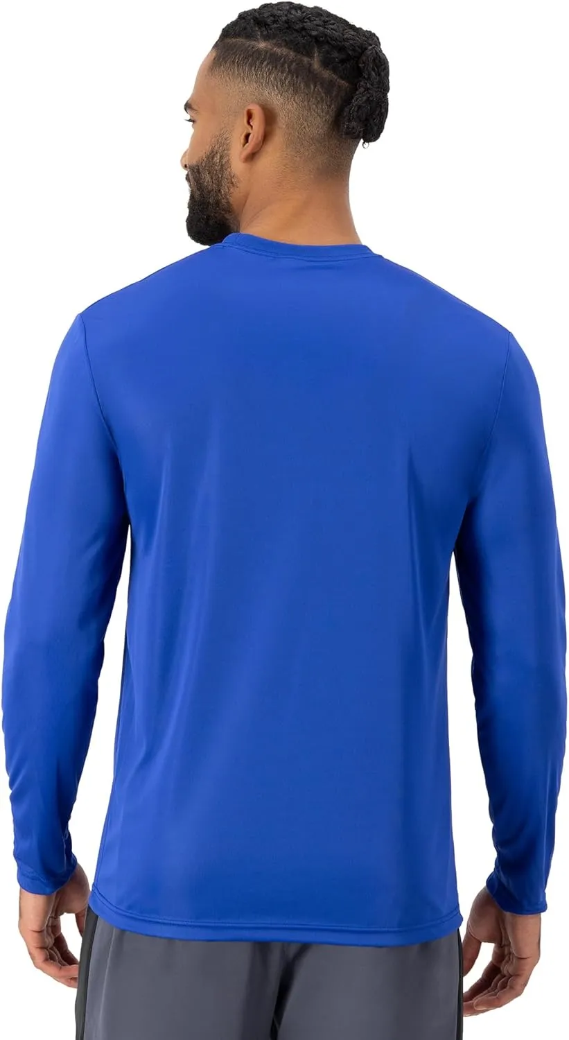 Hanes Sport Performance Long Sleeve T-Shirt, Performance Athletic Shirt, 2 and 4 Packs, 40  UPF Protection