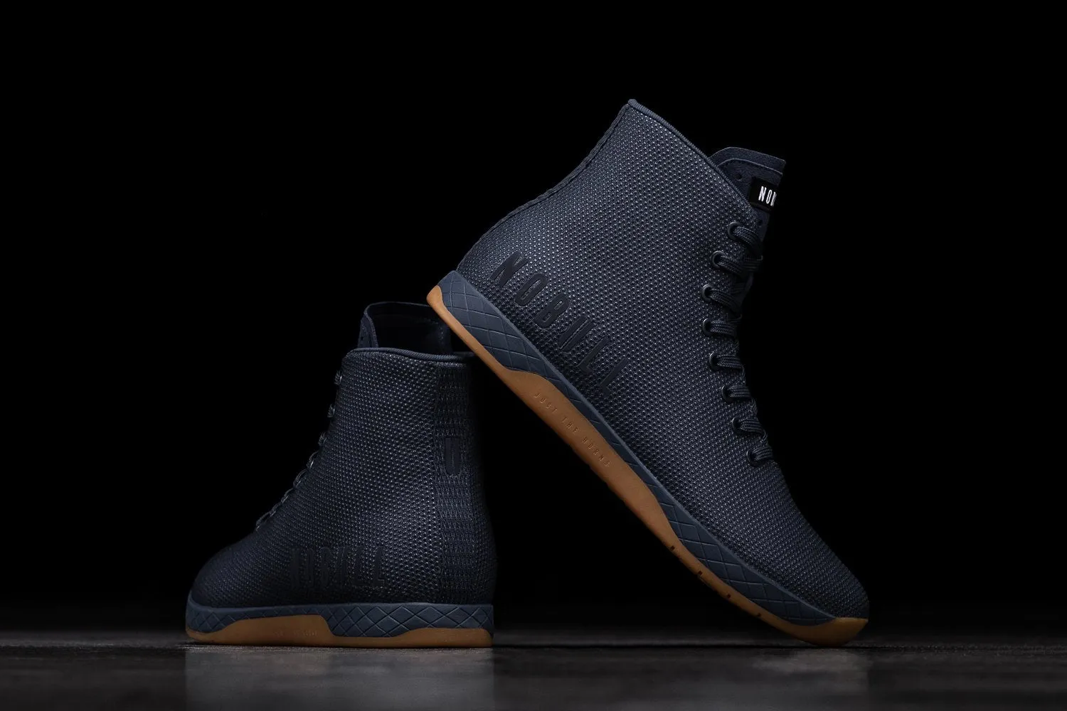 HIGH-TOP NAVY GUM TRAINER (MEN'S)