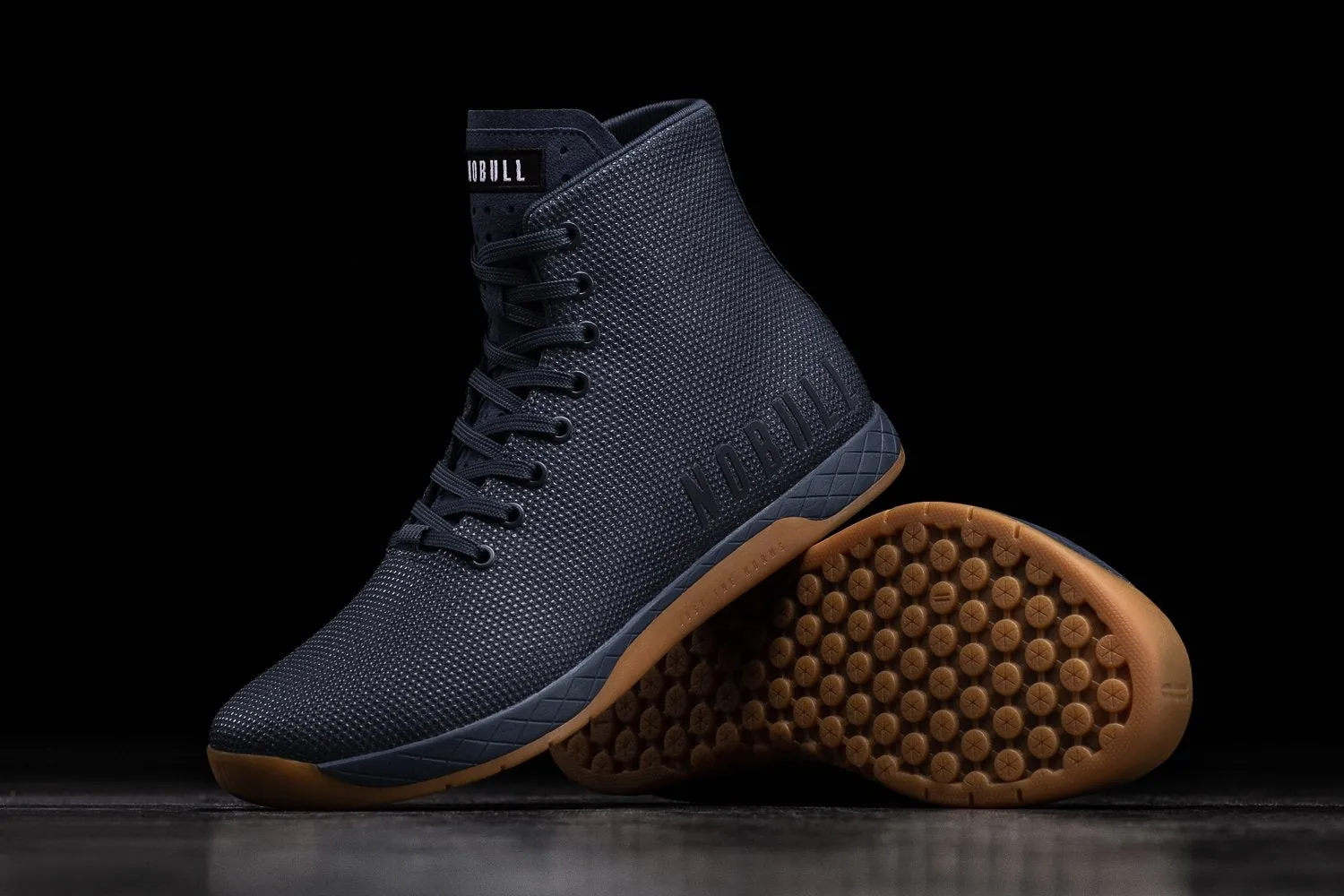 HIGH-TOP NAVY GUM TRAINER (MEN'S)