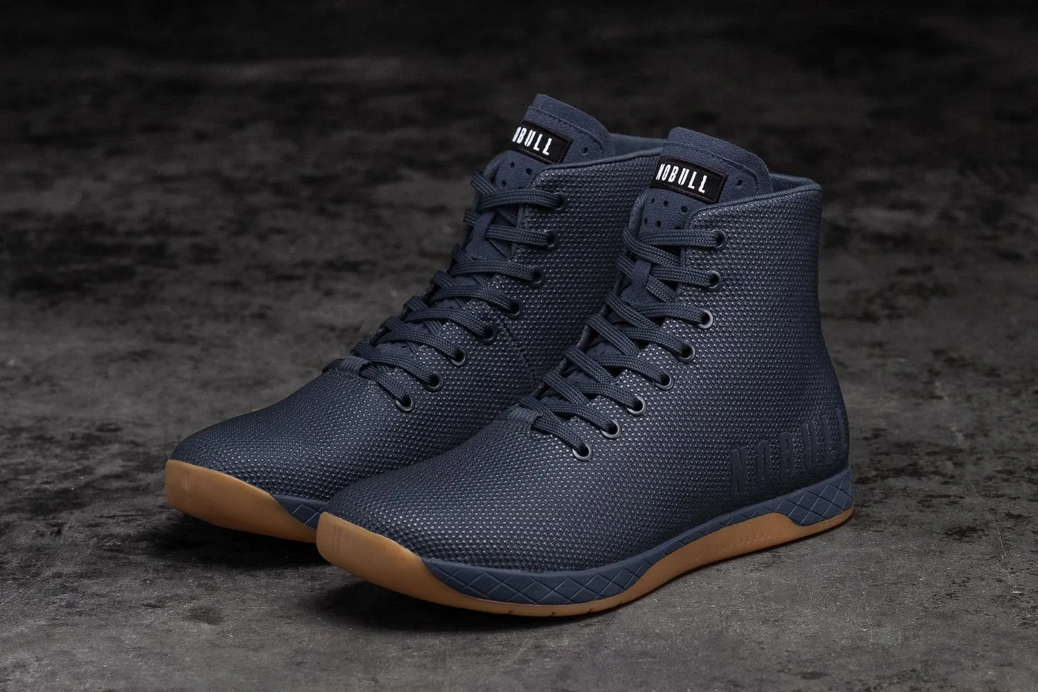 HIGH-TOP NAVY GUM TRAINER (MEN'S)