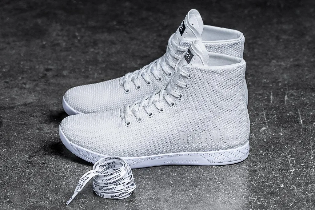HIGH-TOP WHITE TRAINER (WOMEN'S)