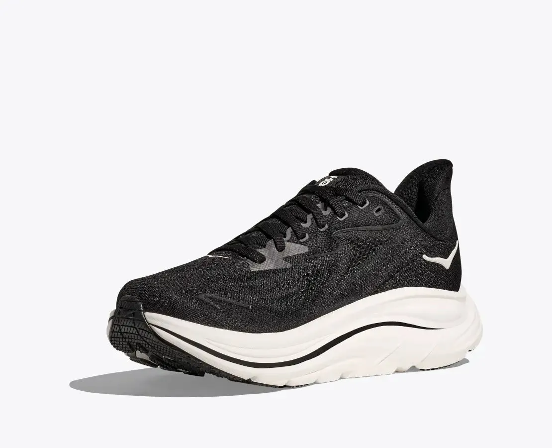 Hoka Womens Clifton 10 - Black/White (1162031-BWHT)