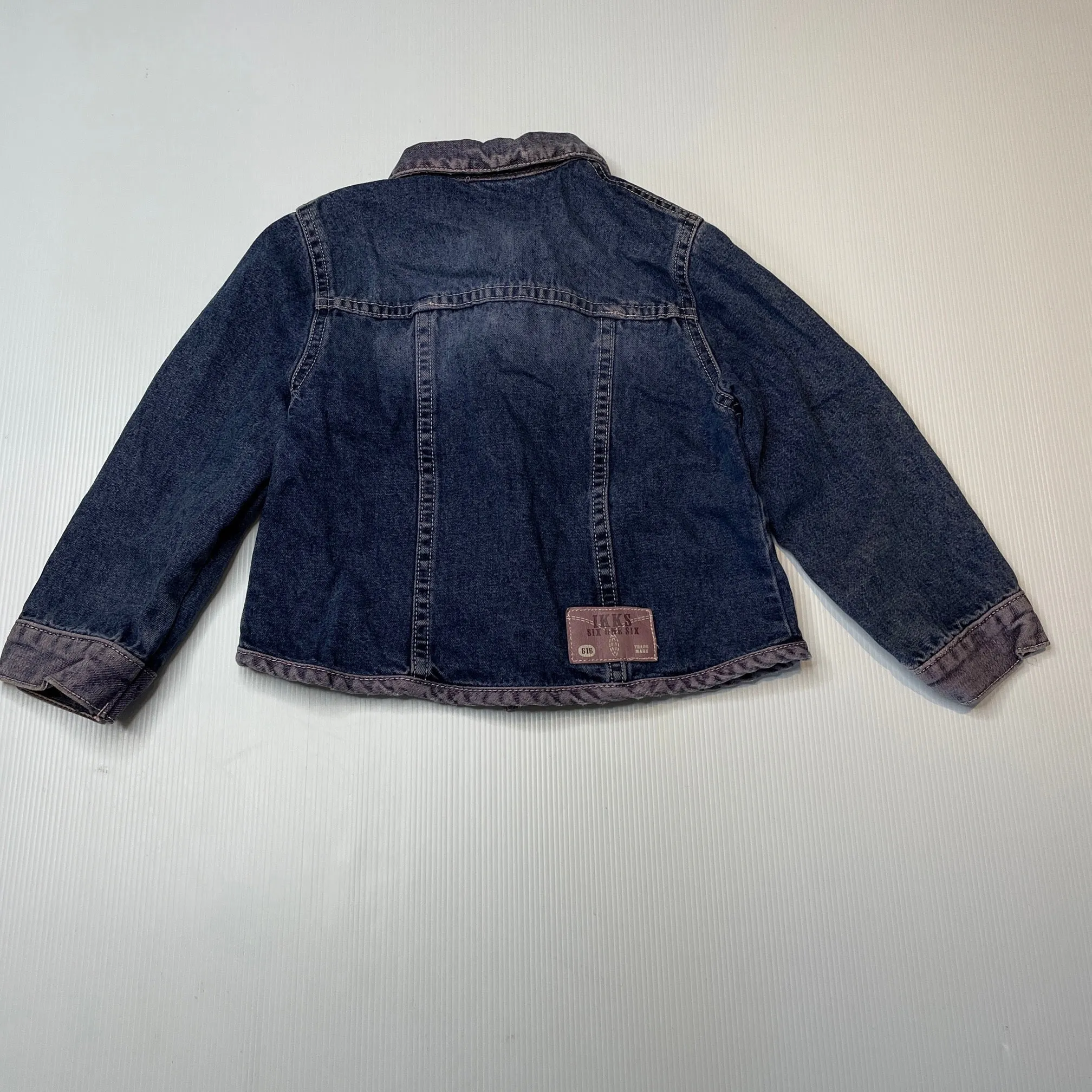 Ikks lightweight denim jacket, size 4, Pre-loved