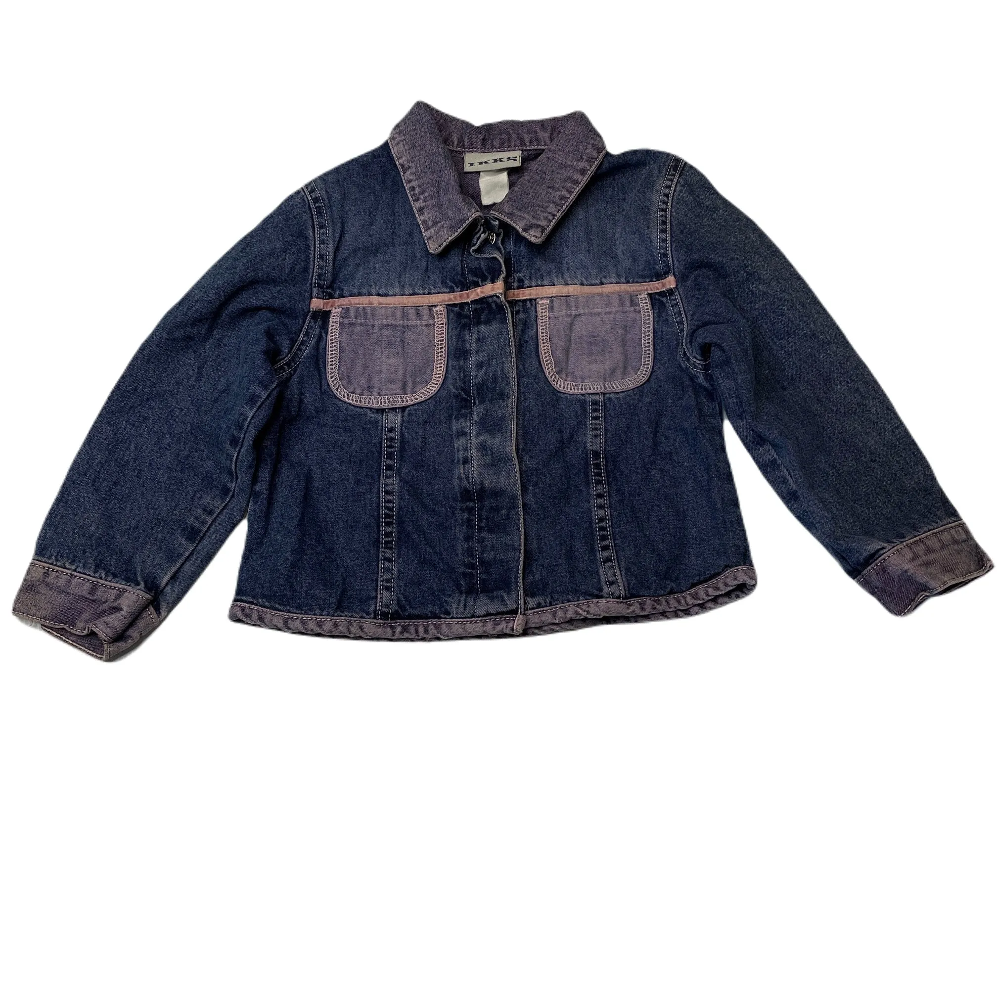 Ikks lightweight denim jacket, size 4, Pre-loved