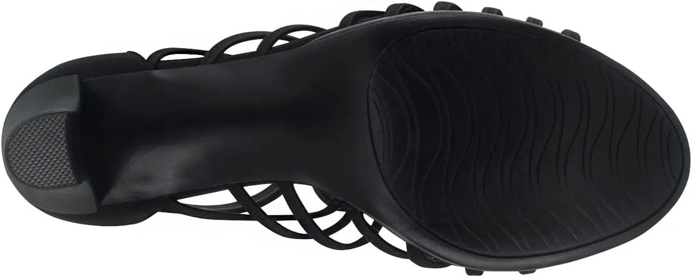 Impo Tiffany Stretch Elastic Dress Sandal with Memory Foam
