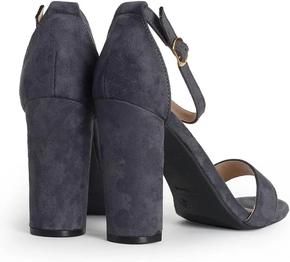 J. Adams Shirley Heels for Women - Ankle Strap High Heel Dressy Sandals