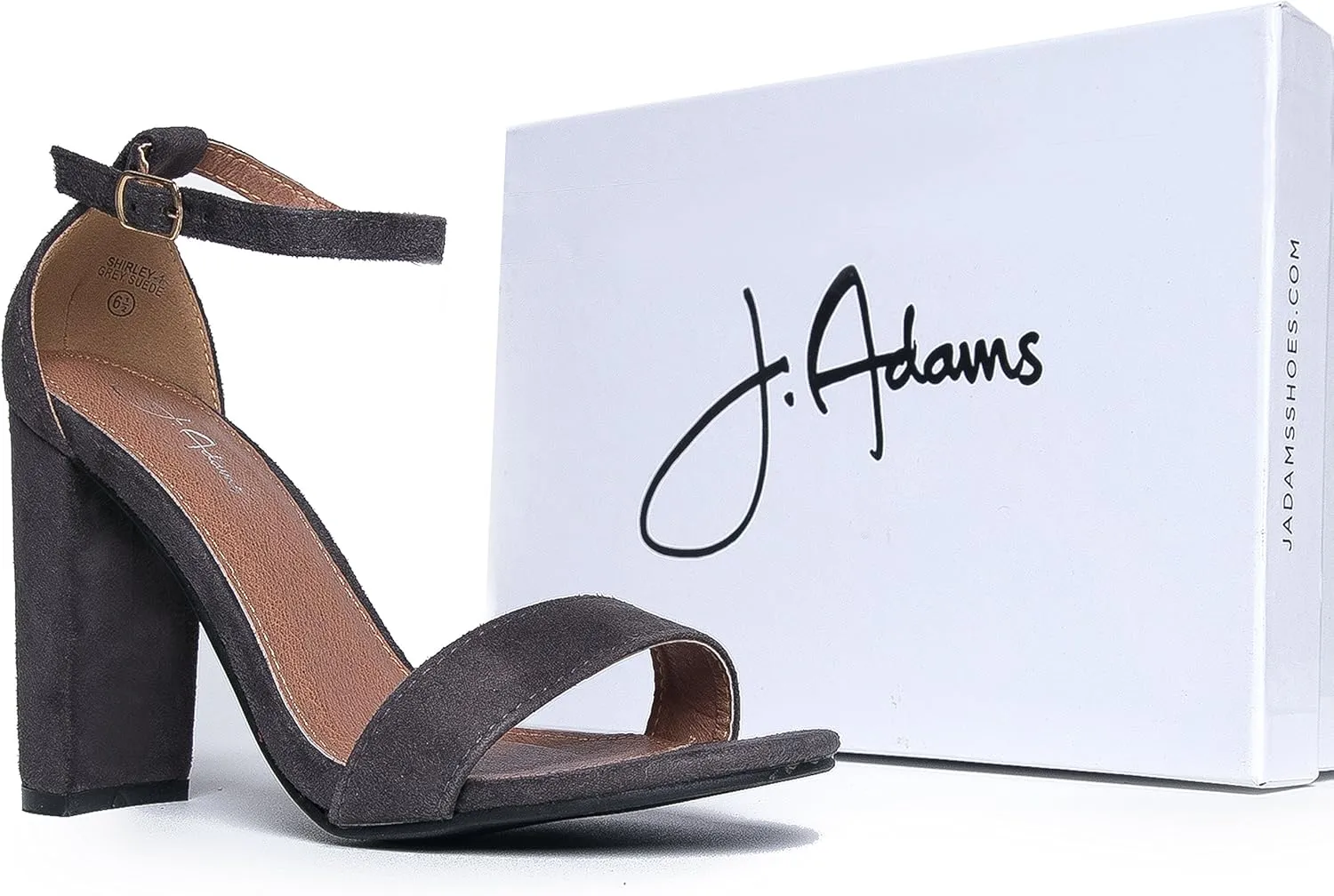 J. Adams Shirley Heels for Women - Ankle Strap High Heel Dressy Sandals