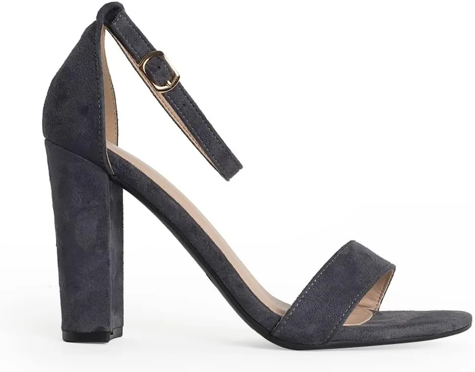 J. Adams Shirley Heels for Women - Ankle Strap High Heel Dressy Sandals