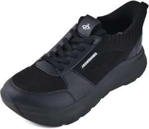 JACKSHIBO Slip in Women Hands Free Shoes Wide Toe Box Slip On Walking Athletic Tennis Sneakers Arch Support Plantar Fasciitis Orthopedic Width Shoes Cushion Thick Zero Drop Sole with Metatarsal Pad