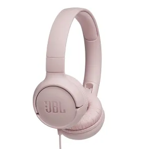 JBL T500 Wired On-Ear Headphones with Mic - Pink