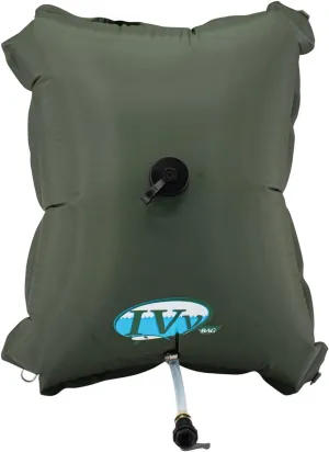 Jenlis Ivy Bag Large Drinking Water Bladder, Food Grade & BPA Free Container, Big Portable Fluid Holding Tank, Durable Potable Liquid Transport Tote, Compact Collapsible & Foldable Storage