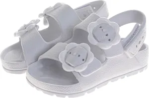 Josmo Kids Double Buckle Sandals Boys Girls Adjustable Back Strap Summer Beach Pool Sandal (Size 5-10 Toddler)