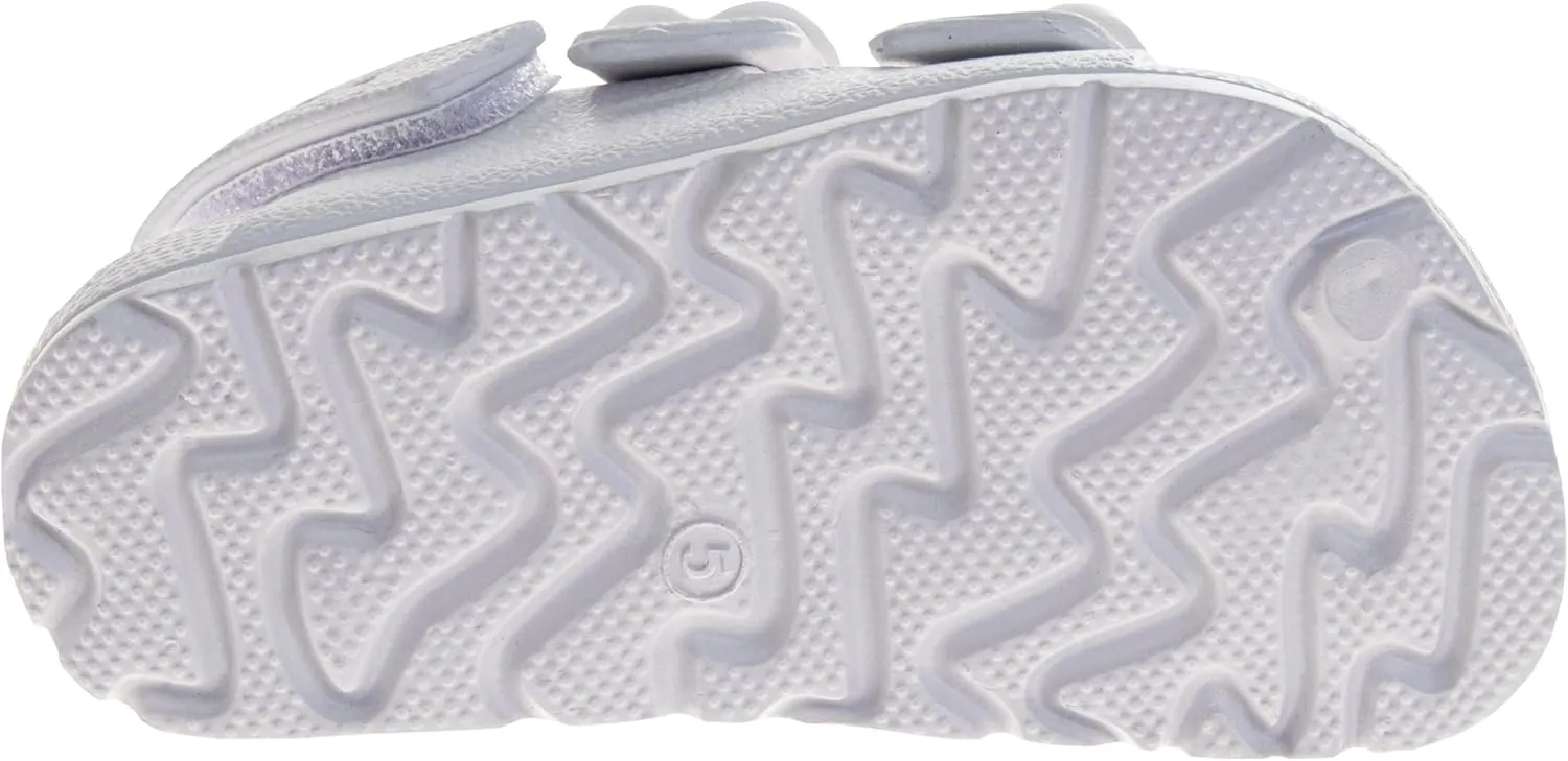 Josmo Kids Double Buckle Sandals Boys Girls Adjustable Back Strap Summer Beach Pool Sandal (Size 5-10 Toddler)