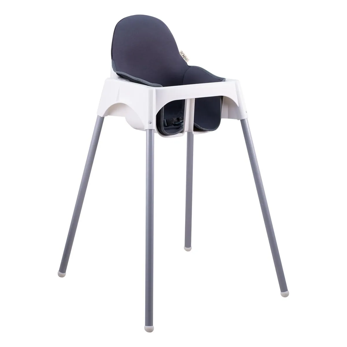 JYOKO Kids Cushion Compatible with high Chair IKEA Antilop Made Cotton 100%  Foam  3D Air Confort (Marengo)