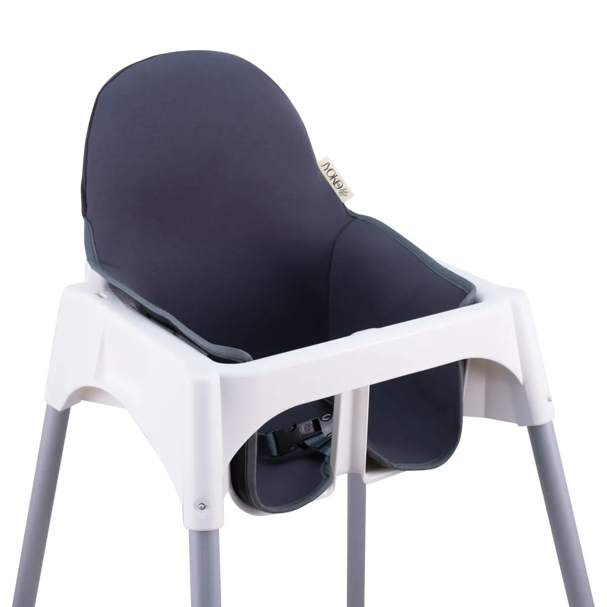 JYOKO Kids Cushion Compatible with high Chair IKEA Antilop Made Cotton 100%  Foam  3D Air Confort (Marengo)