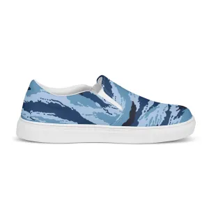 Kamysh Blue Camo Men’s Slip-On Sneaker