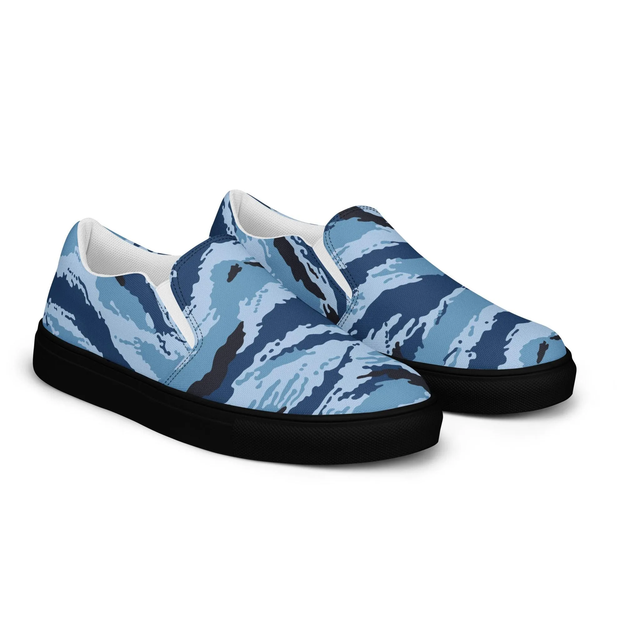 Kamysh Blue Camo Men’s Slip-On Sneaker