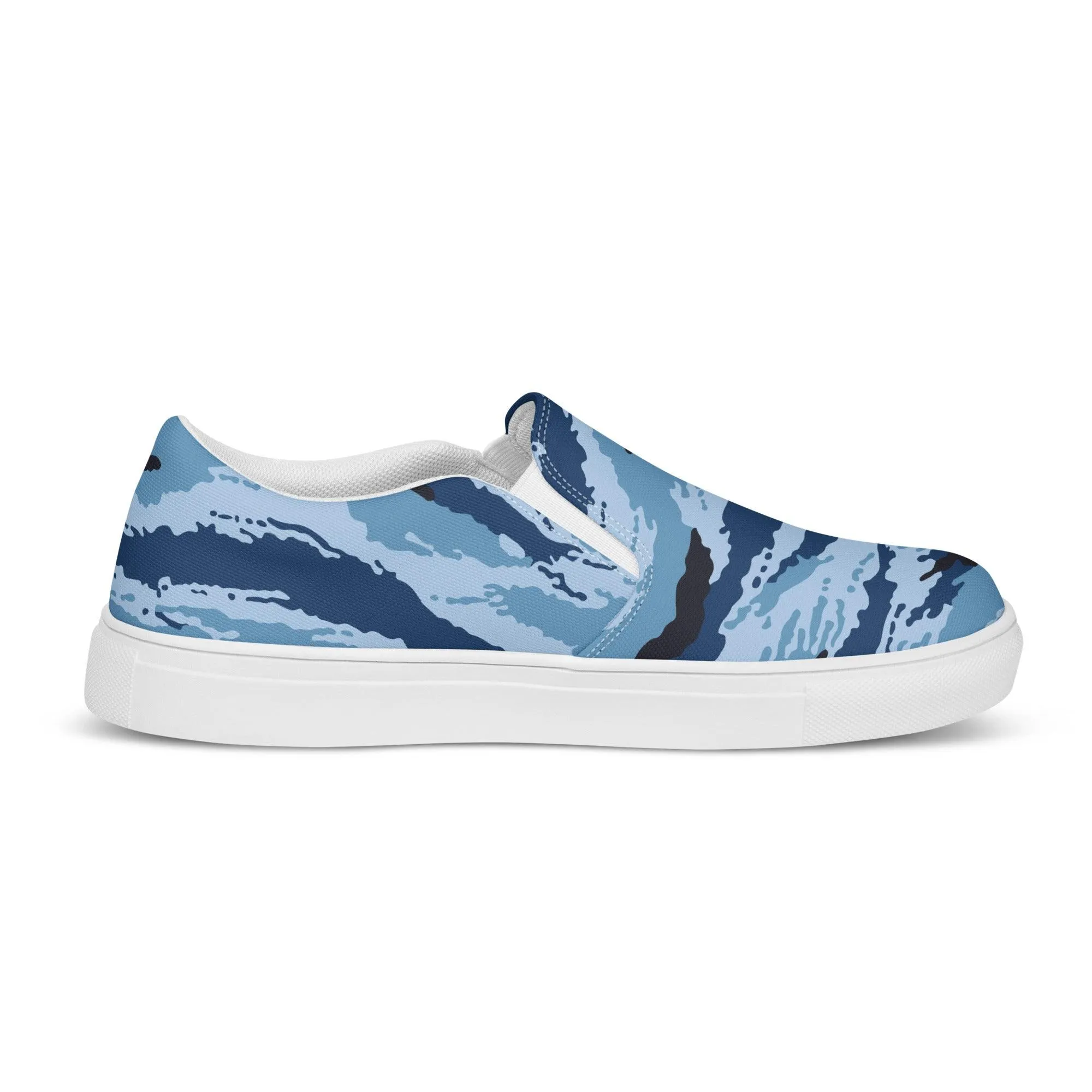 Kamysh Blue Camo Men’s Slip-On Sneaker