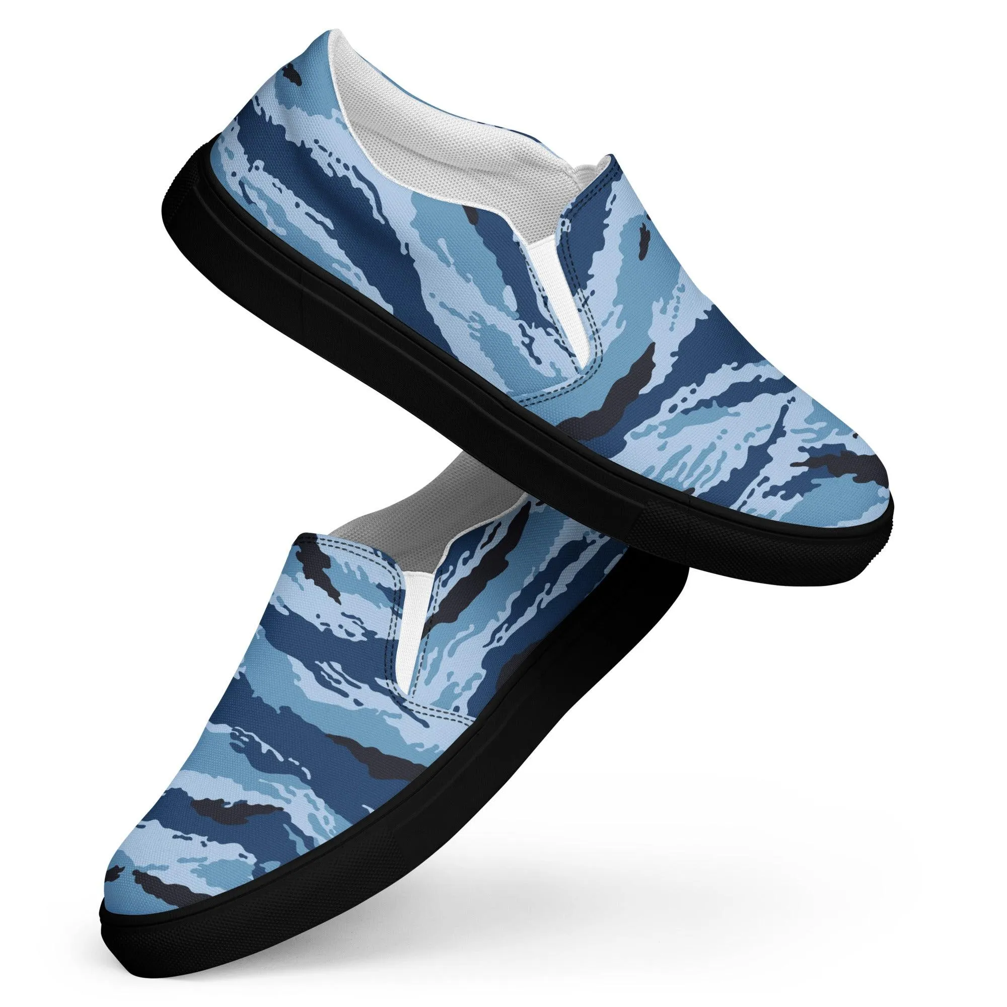 Kamysh Blue Camo Men’s Slip-On Sneaker